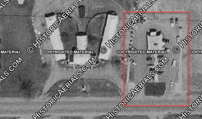 Celias Drive-In - 1974 Aerial Photo (newer photo)